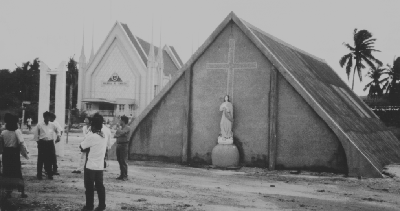 Church buried by Pinatubo lahars
